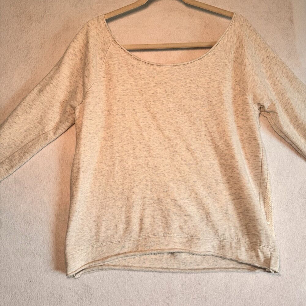 Victoria Secrets Fashion Show 2013 Light Gray ANGEL Sequin‎ Sweatshirt Size L - Picture 3 of 12